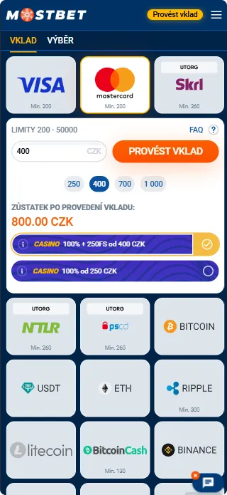 Mostbet app