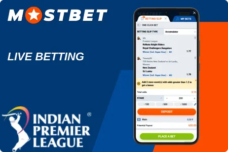 Mostbet IPL Live Betting